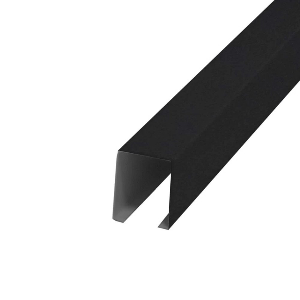 Кубообразная рейка GL Ш40/В60 черный Zn 0,3 L=3м