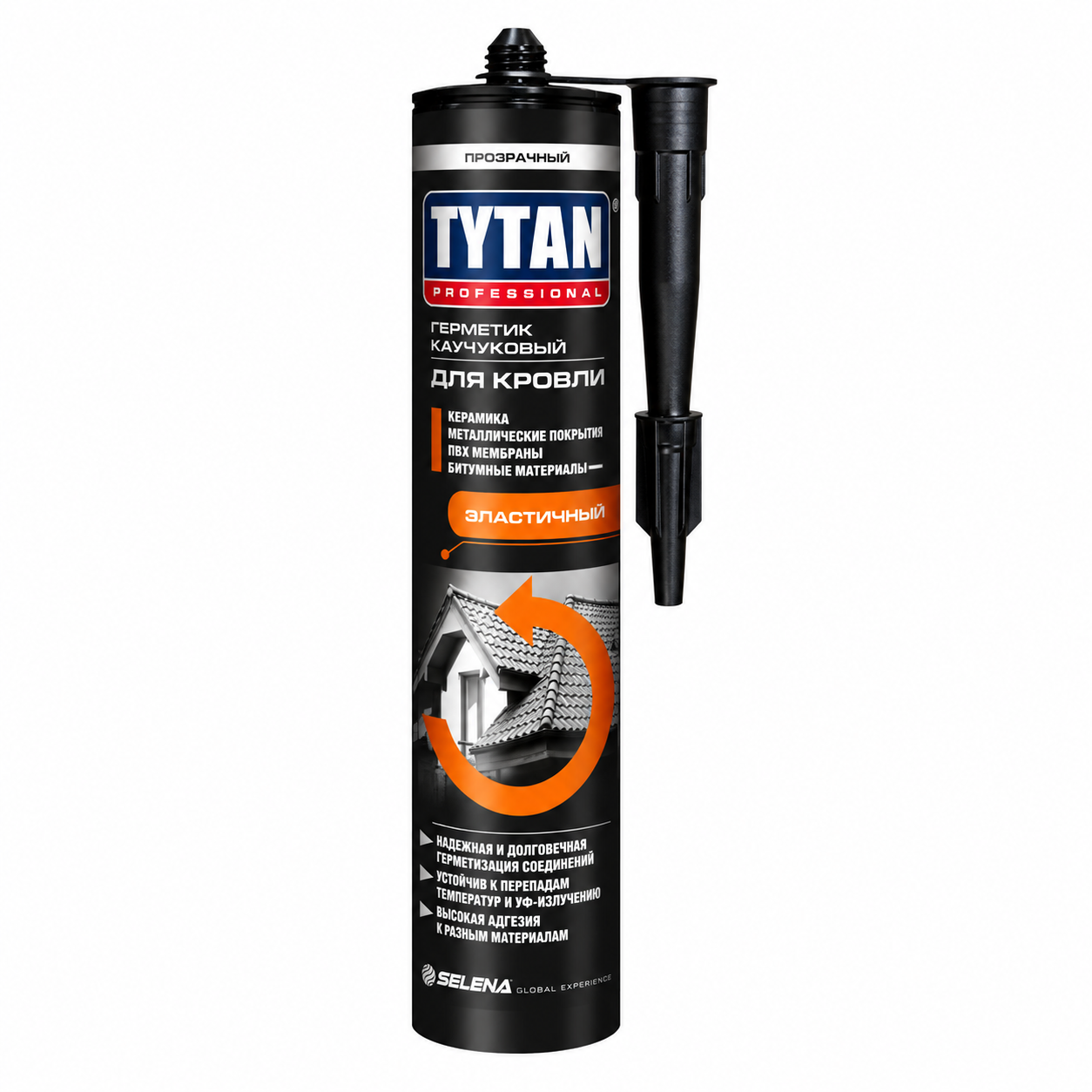 Tytan Professional герметик каучуковый для кровли прозрачный 310 мл (12)