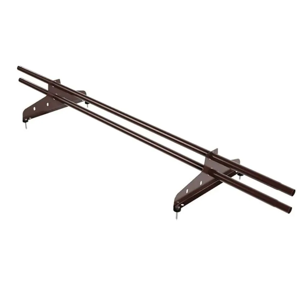 Снегозадержатель трубчатый NewLine D25 RAL 8017 (2 опоры) 1,5м