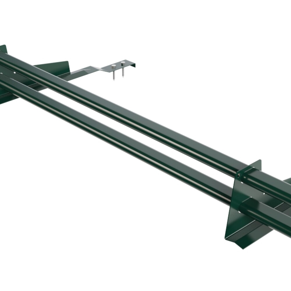 Снегозадержатель трубчатый NewLine D25 RAL 6005 (2 опоры) 1,5м