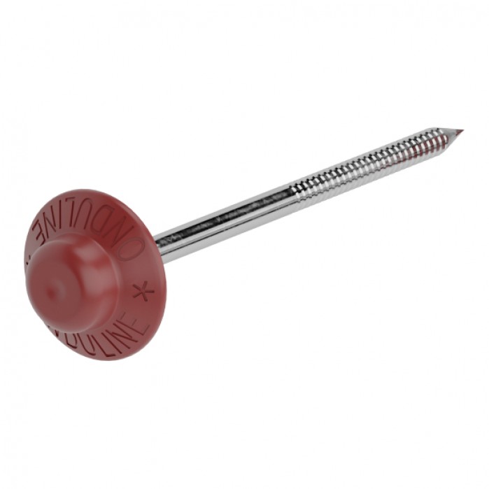 Гвозди Ондулин 75 мм Красные / Nails Onduline 75 mm Red уп./100 шт